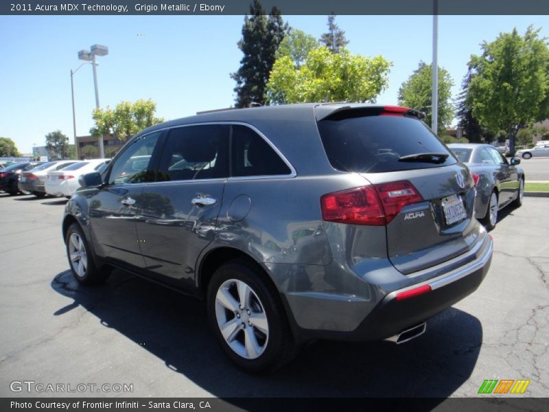 Grigio Metallic / Ebony 2011 Acura MDX Technology
