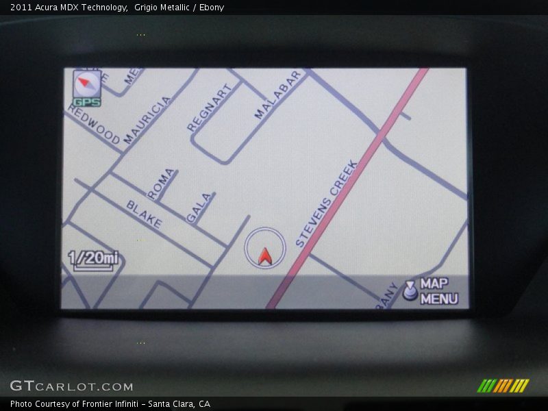 Grigio Metallic / Ebony 2011 Acura MDX Technology