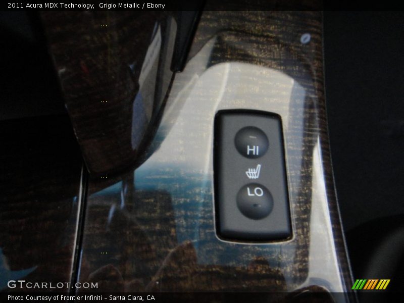 Grigio Metallic / Ebony 2011 Acura MDX Technology