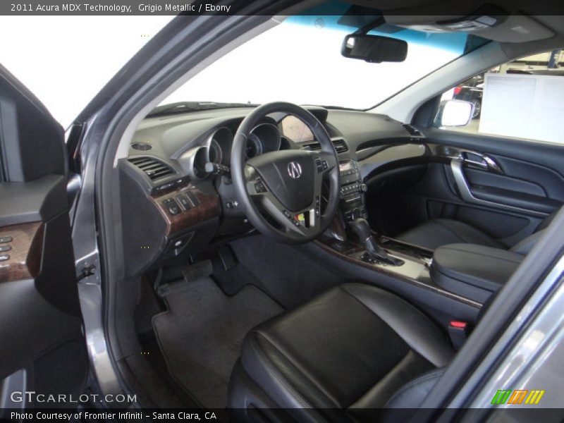 Grigio Metallic / Ebony 2011 Acura MDX Technology