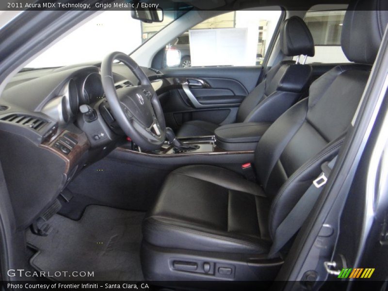 Grigio Metallic / Ebony 2011 Acura MDX Technology