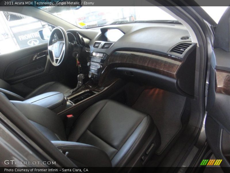 Grigio Metallic / Ebony 2011 Acura MDX Technology