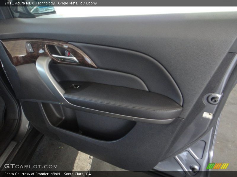 Grigio Metallic / Ebony 2011 Acura MDX Technology