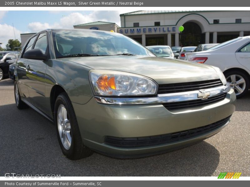 Silver Green Metallic / Neutral Beige 2005 Chevrolet Malibu Maxx LS Wagon