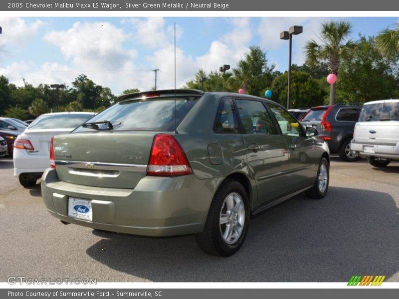 Silver Green Metallic / Neutral Beige 2005 Chevrolet Malibu Maxx LS Wagon