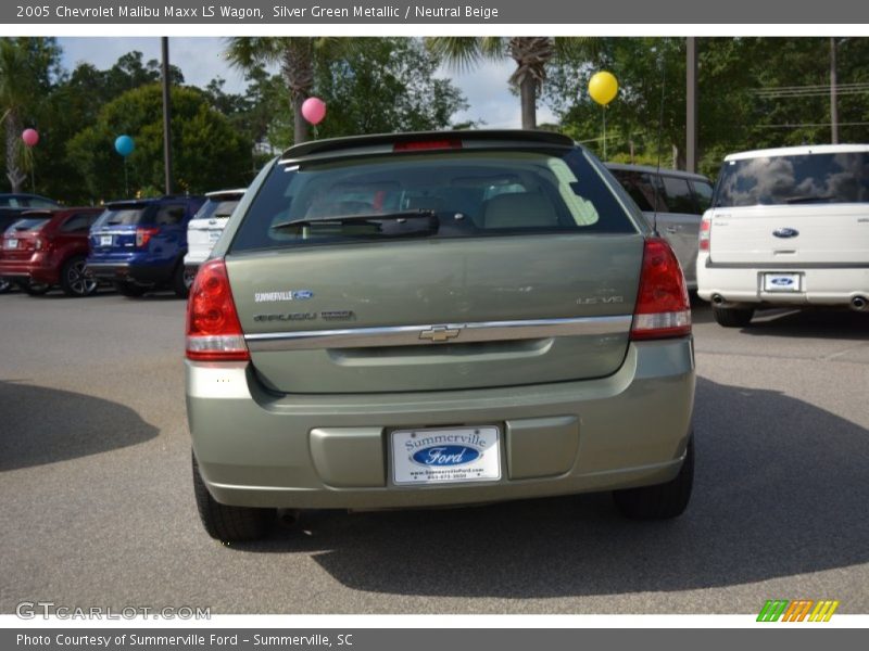 Silver Green Metallic / Neutral Beige 2005 Chevrolet Malibu Maxx LS Wagon
