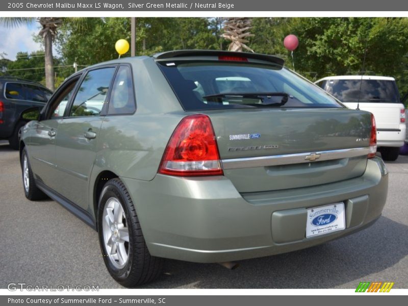 Silver Green Metallic / Neutral Beige 2005 Chevrolet Malibu Maxx LS Wagon