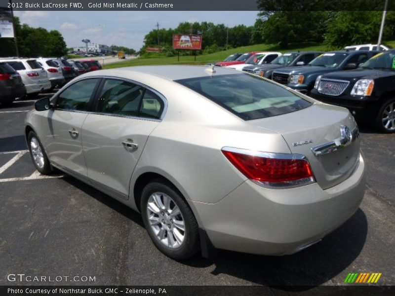 Gold Mist Metallic / Cashmere 2012 Buick LaCrosse FWD