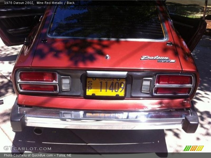 Wine Red Metallic / Black 1978 Datsun 280Z