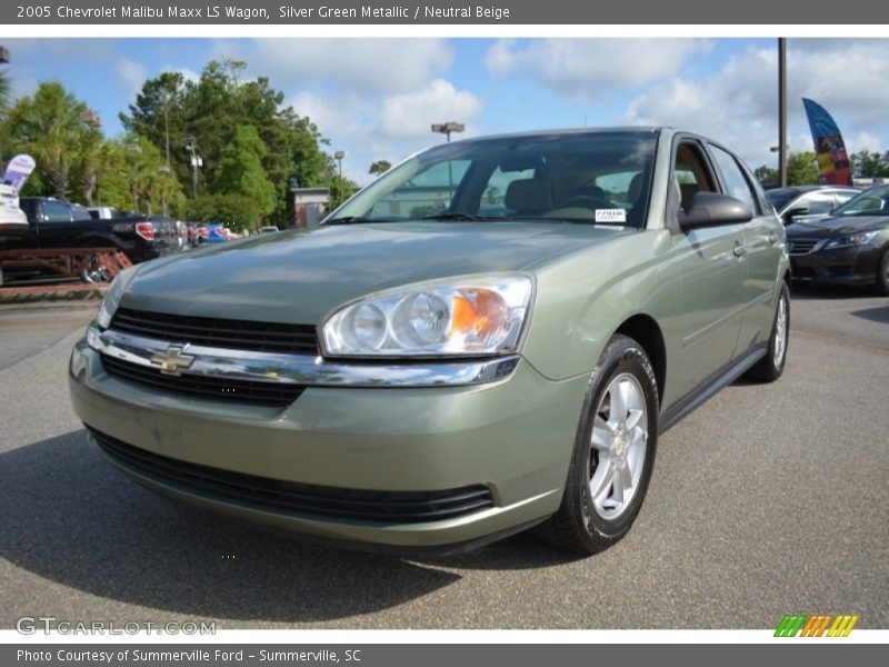 Silver Green Metallic / Neutral Beige 2005 Chevrolet Malibu Maxx LS Wagon