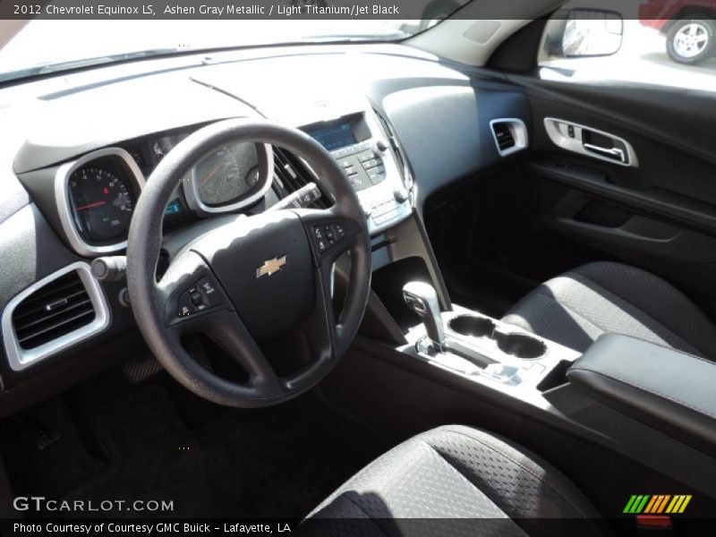 Ashen Gray Metallic / Light Titanium/Jet Black 2012 Chevrolet Equinox LS