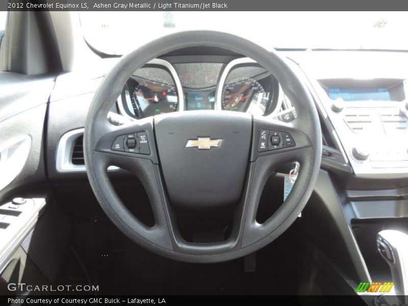 Ashen Gray Metallic / Light Titanium/Jet Black 2012 Chevrolet Equinox LS
