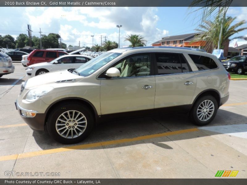 Gold Mist Metallic / Cashmere/Cocoa 2010 Buick Enclave CX