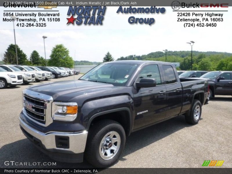 Iridium Metallic / Jet Black/Dark Ash 2014 GMC Sierra 1500 Double Cab 4x4