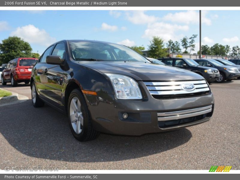 Charcoal Beige Metallic / Medium Light Stone 2006 Ford Fusion SE V6