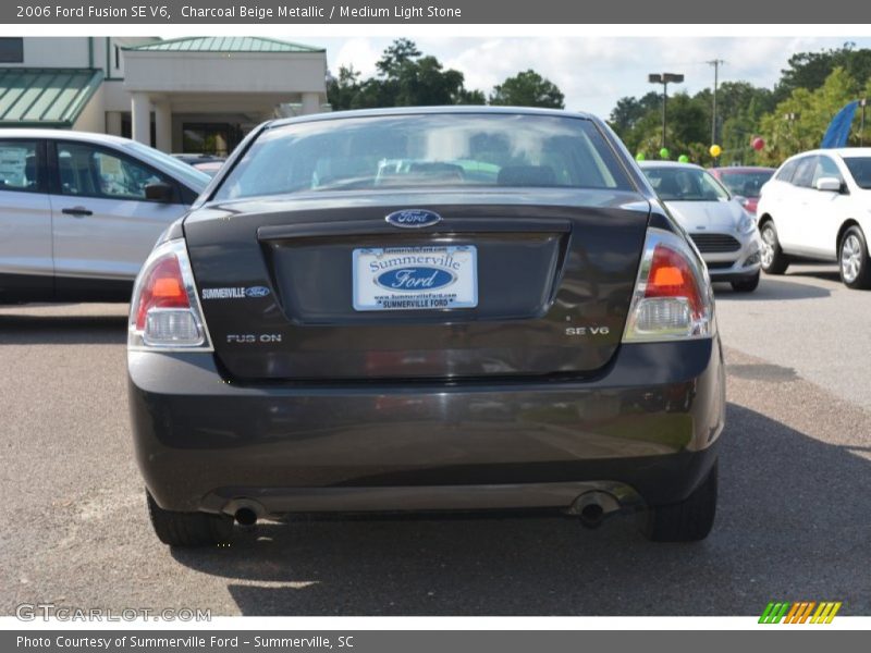 Charcoal Beige Metallic / Medium Light Stone 2006 Ford Fusion SE V6