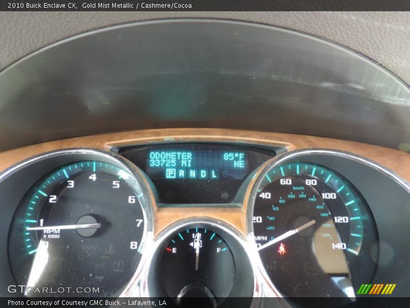 Gold Mist Metallic / Cashmere/Cocoa 2010 Buick Enclave CX