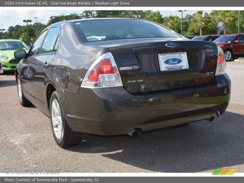 Charcoal Beige Metallic / Medium Light Stone 2006 Ford Fusion SE V6