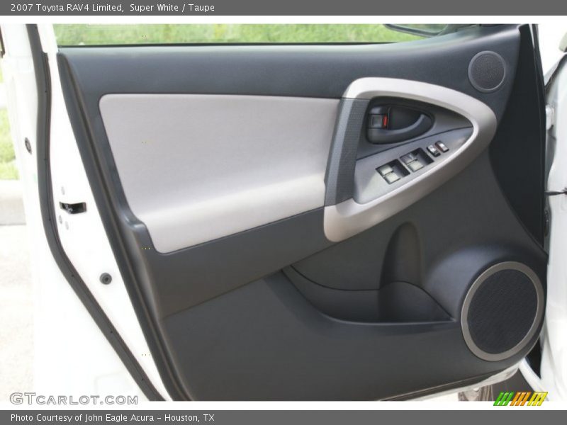 Super White / Taupe 2007 Toyota RAV4 Limited
