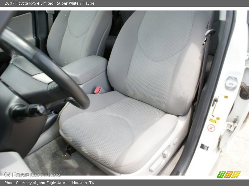Super White / Taupe 2007 Toyota RAV4 Limited