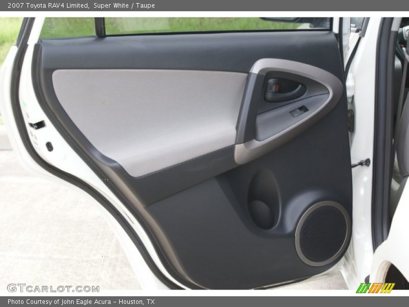 Super White / Taupe 2007 Toyota RAV4 Limited