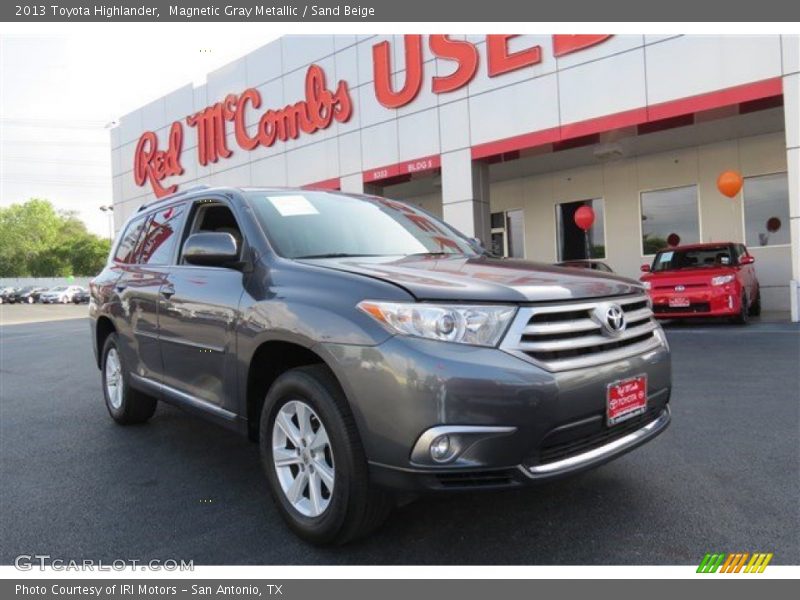 Magnetic Gray Metallic / Sand Beige 2013 Toyota Highlander