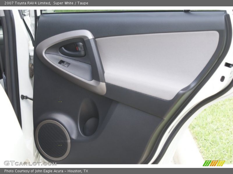 Super White / Taupe 2007 Toyota RAV4 Limited