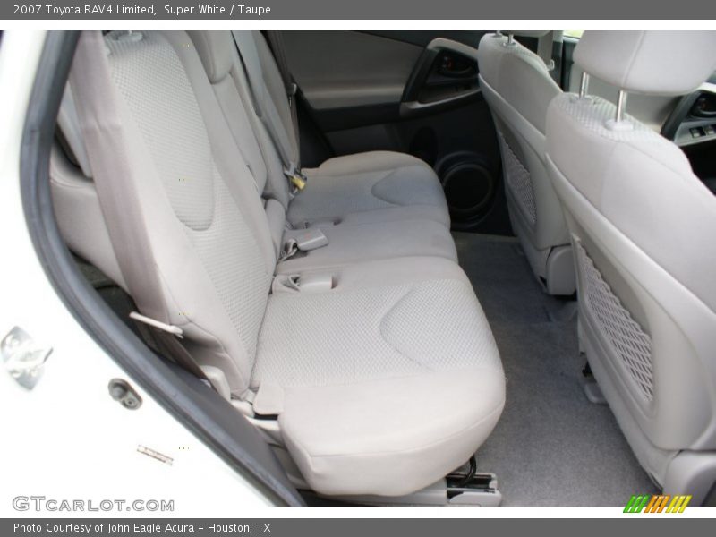 Super White / Taupe 2007 Toyota RAV4 Limited