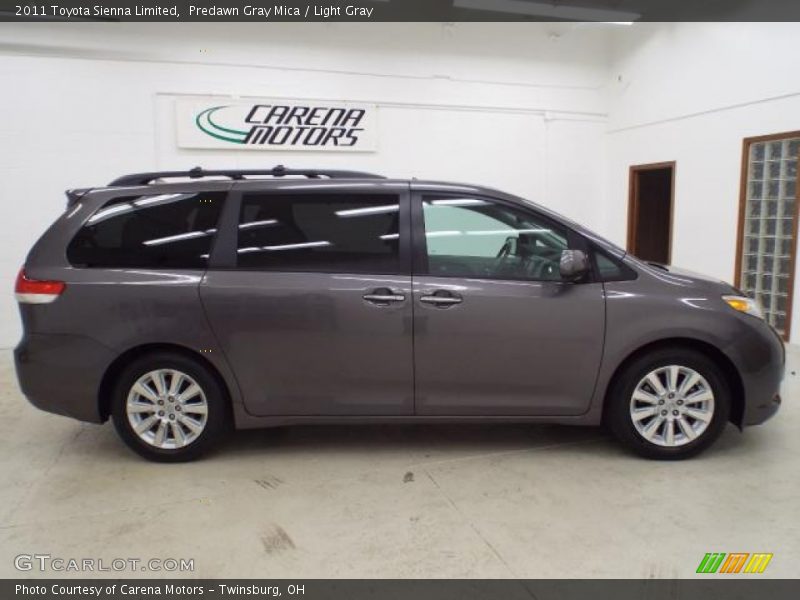 Predawn Gray Mica / Light Gray 2011 Toyota Sienna Limited