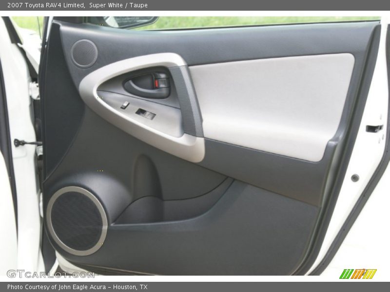 Super White / Taupe 2007 Toyota RAV4 Limited