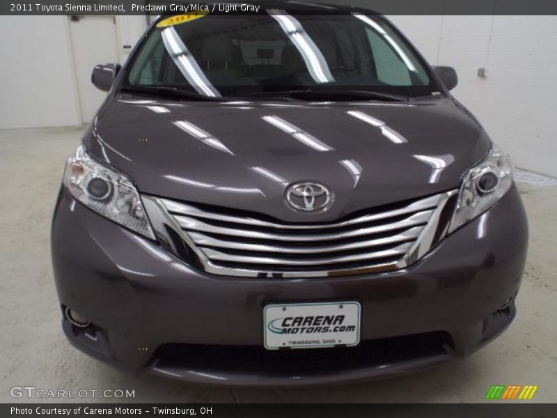 Predawn Gray Mica / Light Gray 2011 Toyota Sienna Limited