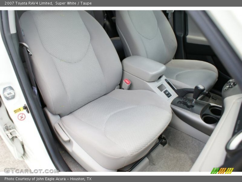 Super White / Taupe 2007 Toyota RAV4 Limited
