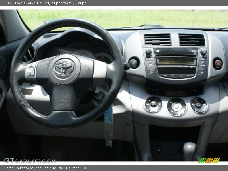 Super White / Taupe 2007 Toyota RAV4 Limited