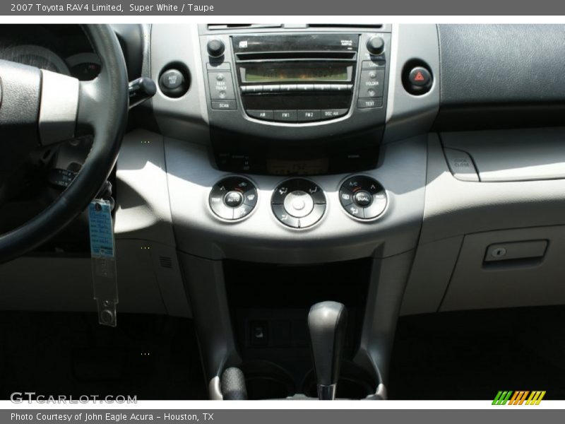 Super White / Taupe 2007 Toyota RAV4 Limited