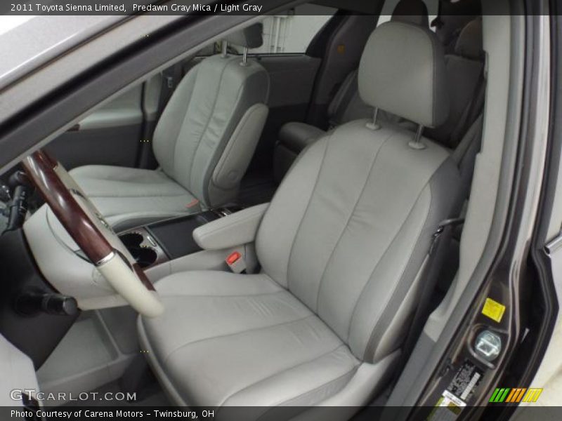 Predawn Gray Mica / Light Gray 2011 Toyota Sienna Limited