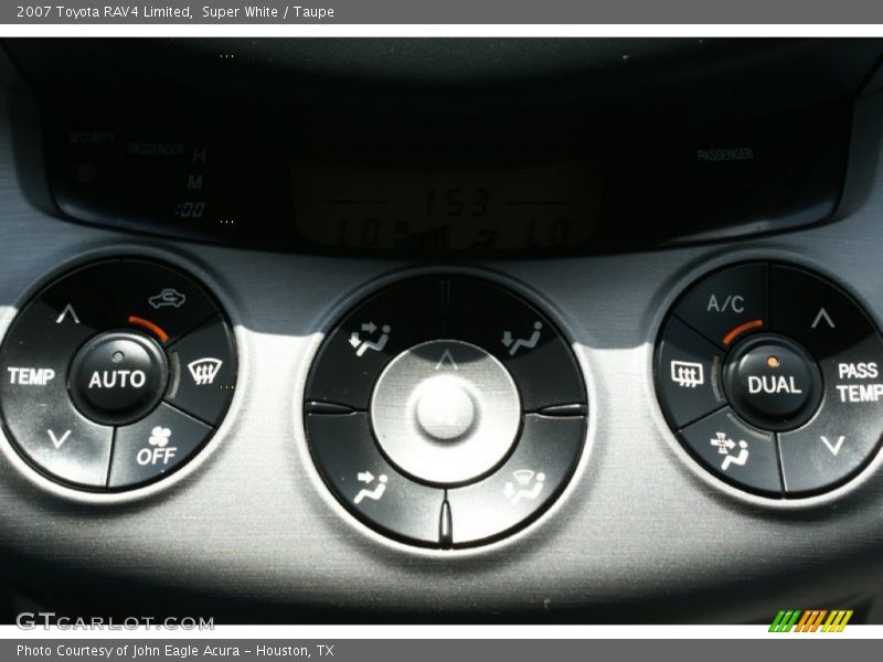 Super White / Taupe 2007 Toyota RAV4 Limited