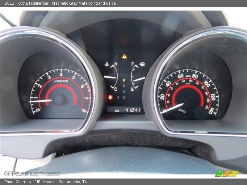Magnetic Gray Metallic / Sand Beige 2013 Toyota Highlander
