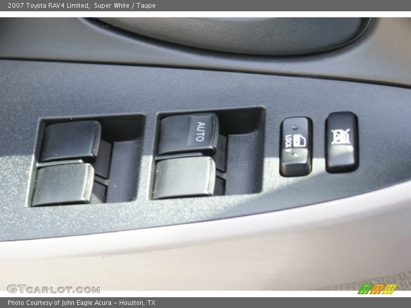 Super White / Taupe 2007 Toyota RAV4 Limited