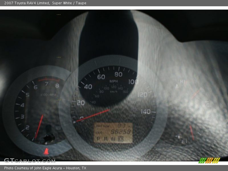 Super White / Taupe 2007 Toyota RAV4 Limited