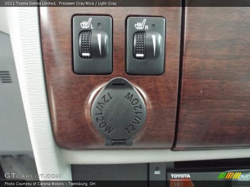 Predawn Gray Mica / Light Gray 2011 Toyota Sienna Limited