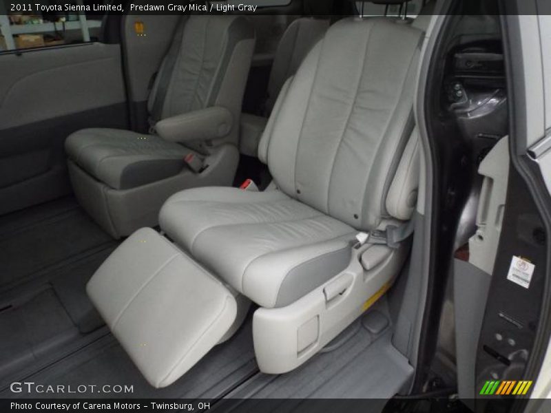 Predawn Gray Mica / Light Gray 2011 Toyota Sienna Limited