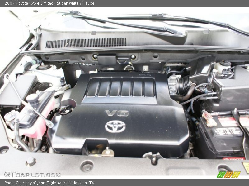 Super White / Taupe 2007 Toyota RAV4 Limited