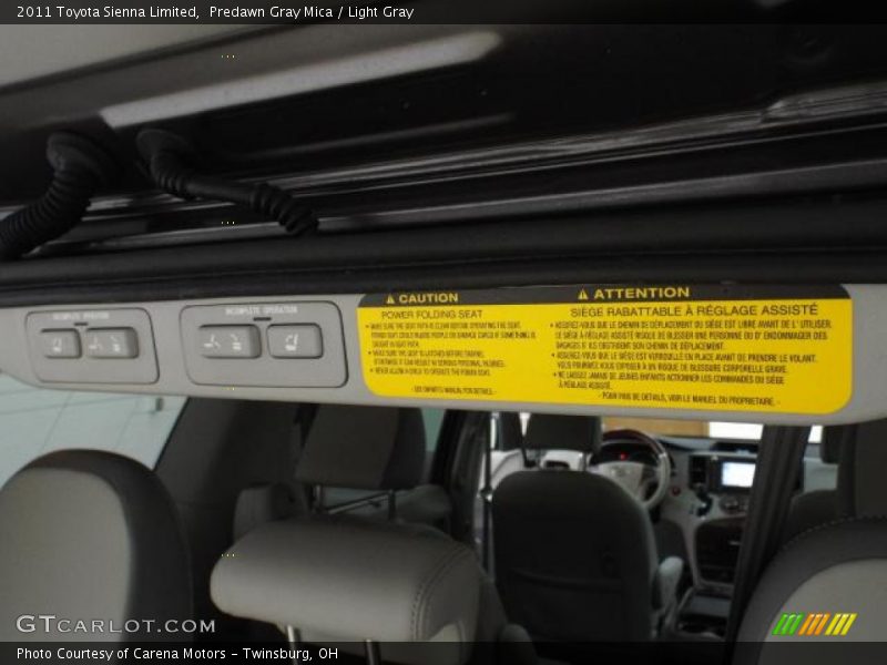 Predawn Gray Mica / Light Gray 2011 Toyota Sienna Limited