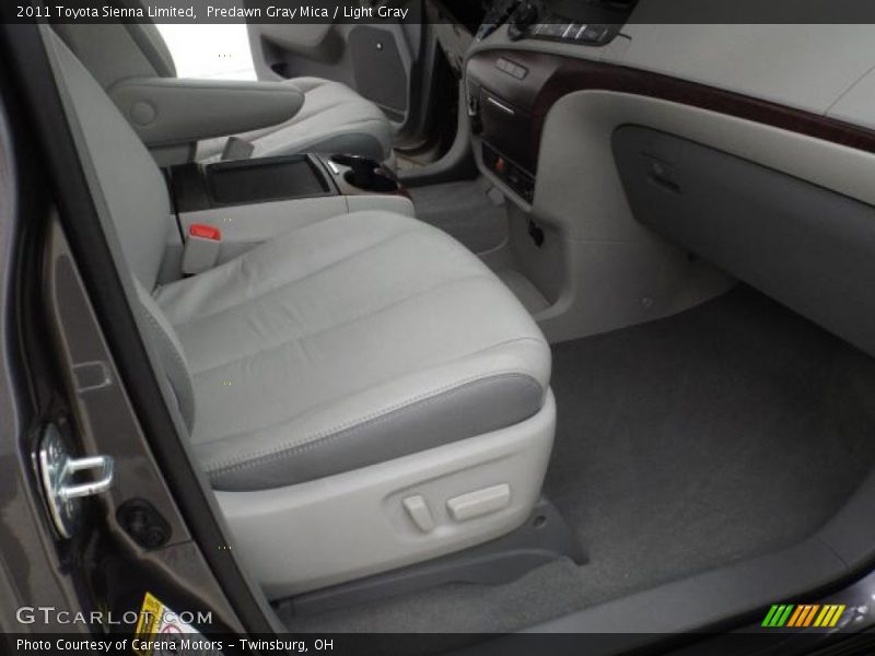 Predawn Gray Mica / Light Gray 2011 Toyota Sienna Limited