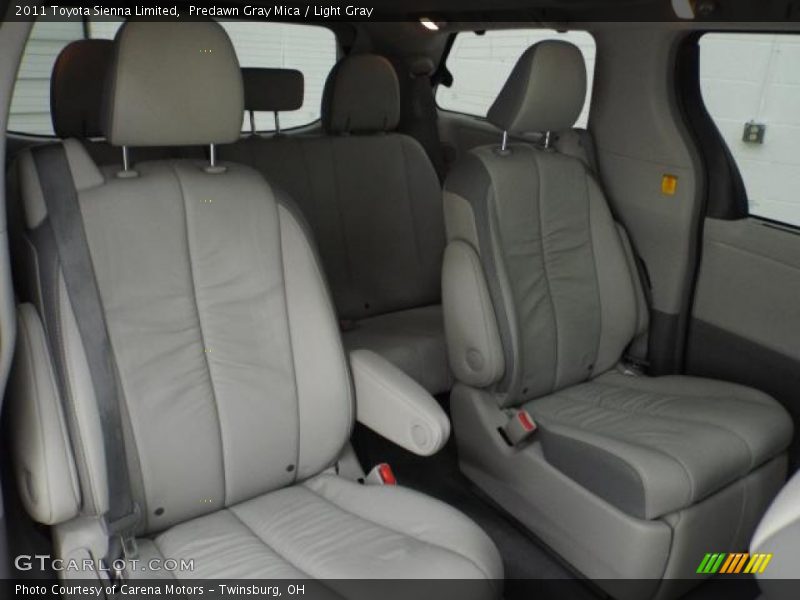 Predawn Gray Mica / Light Gray 2011 Toyota Sienna Limited