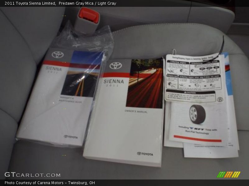 Predawn Gray Mica / Light Gray 2011 Toyota Sienna Limited