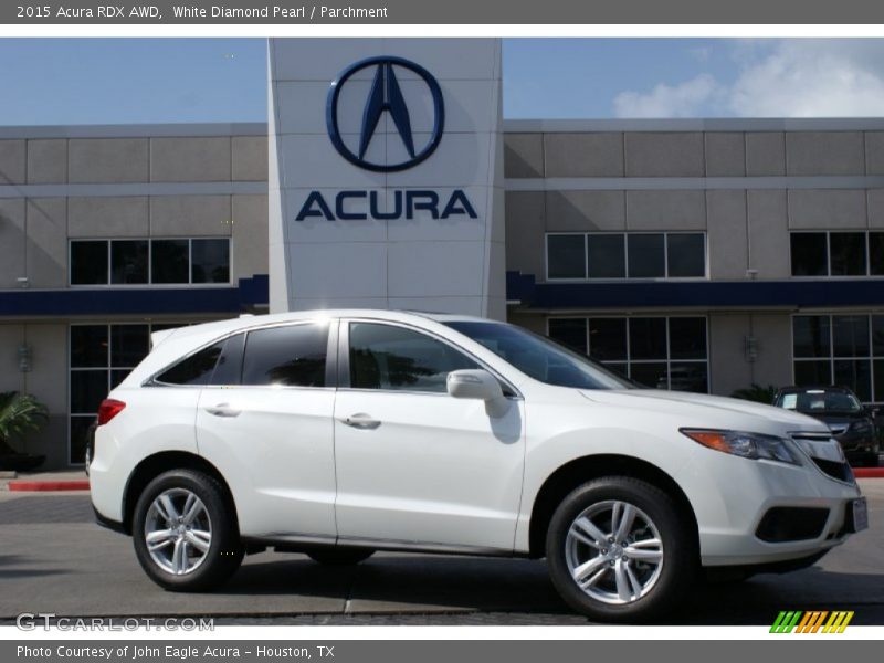 White Diamond Pearl / Parchment 2015 Acura RDX AWD