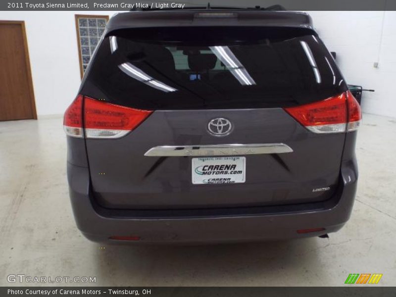 Predawn Gray Mica / Light Gray 2011 Toyota Sienna Limited