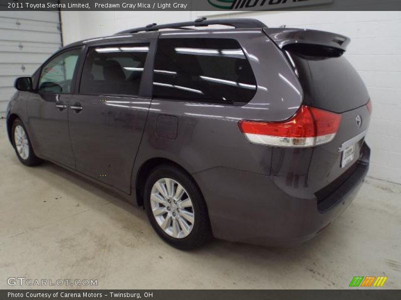 Predawn Gray Mica / Light Gray 2011 Toyota Sienna Limited
