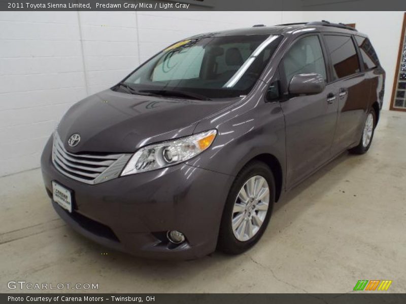 Predawn Gray Mica / Light Gray 2011 Toyota Sienna Limited